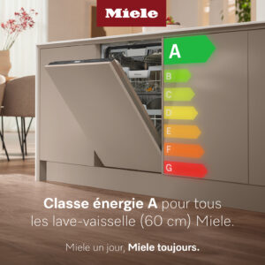 Lave-vaisselle Miele de classe énergie A