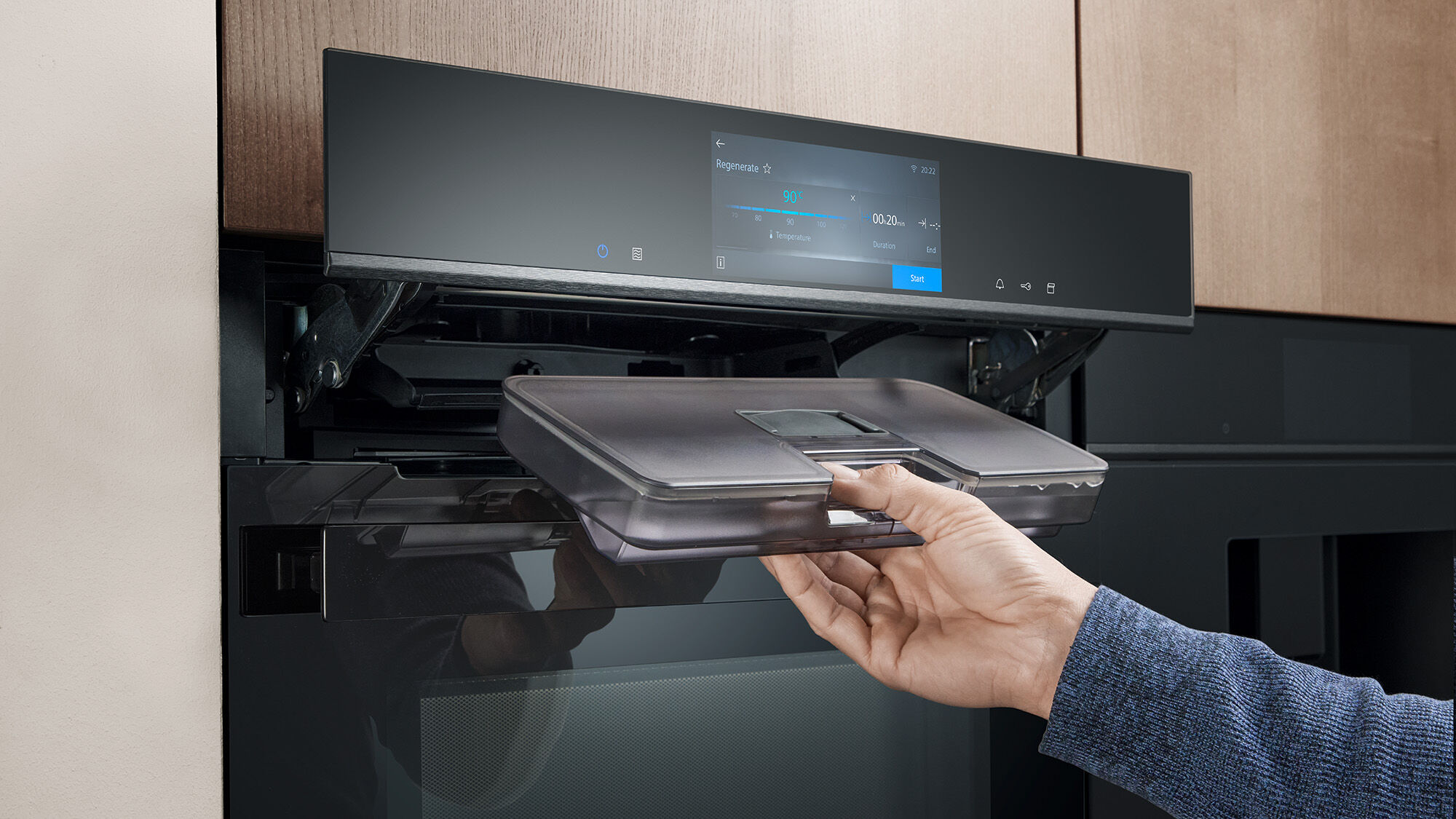 Réserve d'eau du four à vapeur