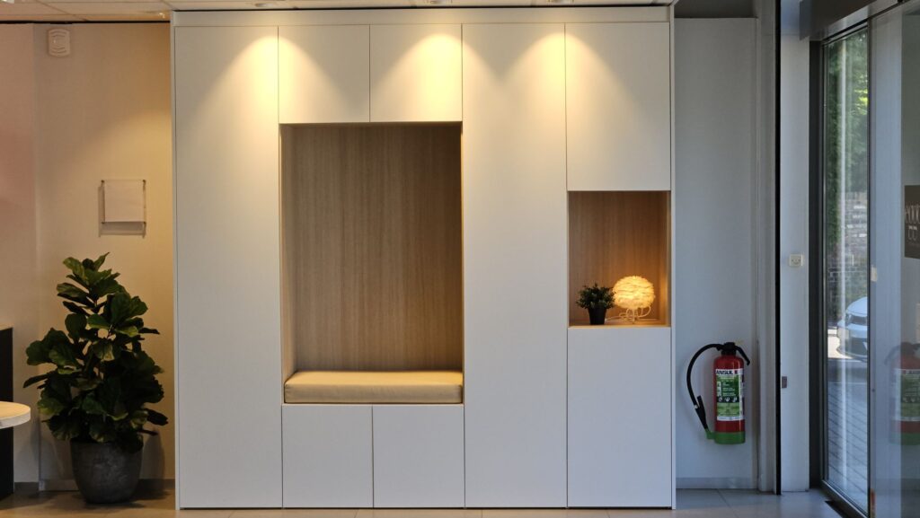 Meuble d'entrée - ÈGGO HUY - Rovere Chiaro & Blanc